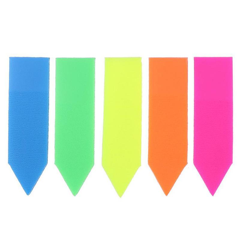 100 listů Arrow Shape Fluorescenční papír Samolepicí poznámkový blok Samolepící poznámkové bloky