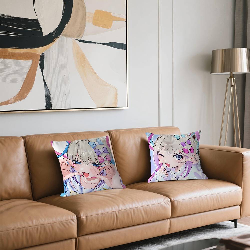 Anime Kangel Kissenkissenbezug Kissenbezug Wohnzimmer Sofa Heimdekor Kundenspezifisch