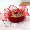 1 Roll Organza Ribbon Wavy Beautiful 2 Yard Multi-functional Transparent Chiffon Mesh Ribbon Holiday Supplies