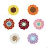 Crochet Coaster Coffee and Tea Flower Shape Round Woven Funny Gift Non Slip Decoration Cup