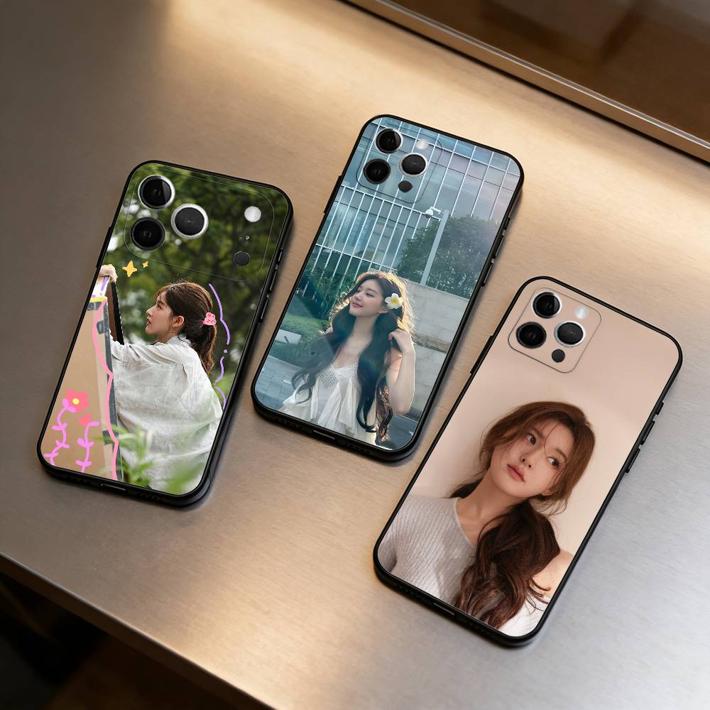 Chinesische Schauspielerin Lusi Rosy Zhao Weiches Silikon Schwarze Hülle, Handyhülle Für iPhone 17,16,15,14,13,12,11 Plus,Pro Max,XS