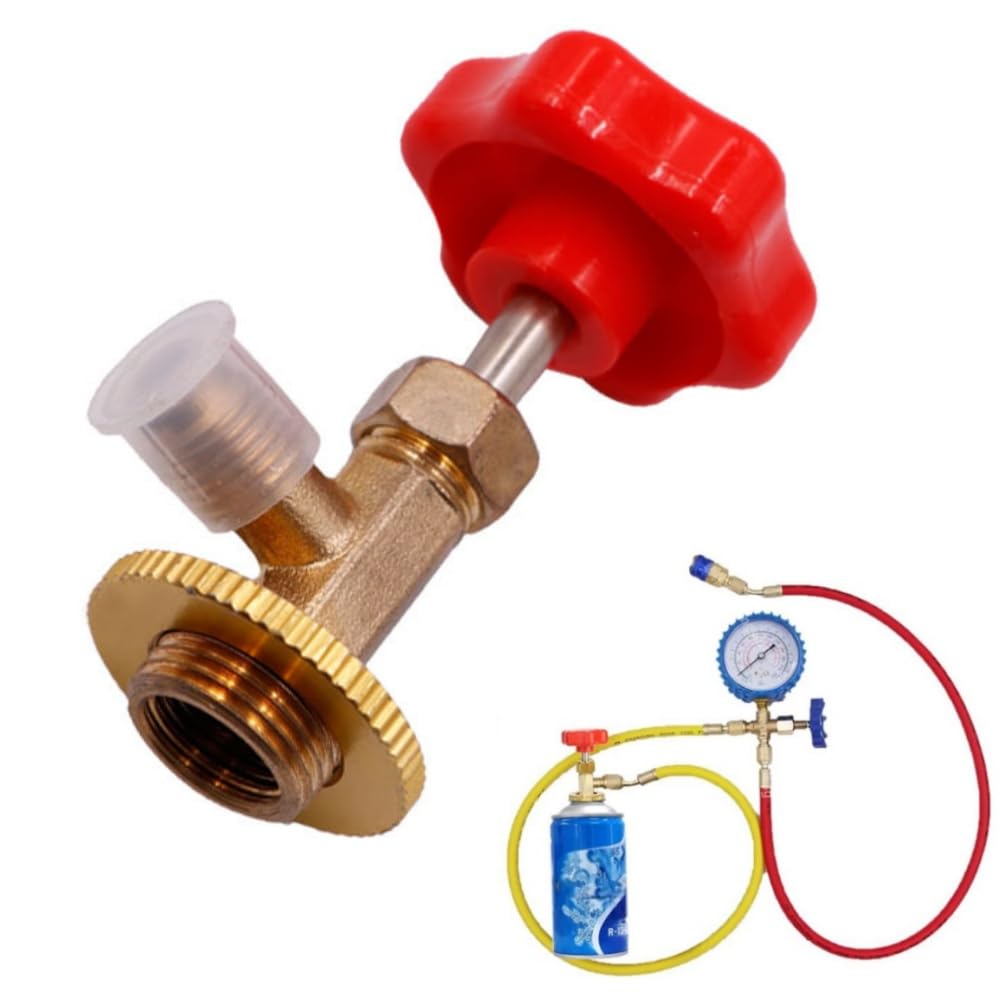 Tap Valve R134a Open Valve for Car Air Conditioner, Gas Charge, Supplies, M14
