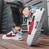 High-Top Street-Laufschuhe für Herren Kultur Lässige Sneaker Herren Sport-Sneaker Mode Schnürschuhe Farblich abgestimmte Plateauschuhe