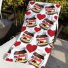 Schokolade Süß N-Nutellas-S Logo Handtuch Weich Pool Geschenk Für Reise Fitnessstudio Dusche Camping Schnelltrocknend Sport Groß Strandhandtücher