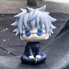 Jujutsu‑Kaisen Satoru Gojo Sitting Figure Cute Q‑Version Anime Figurine Collectible Model Doll Desktop Decoration Fans Gift