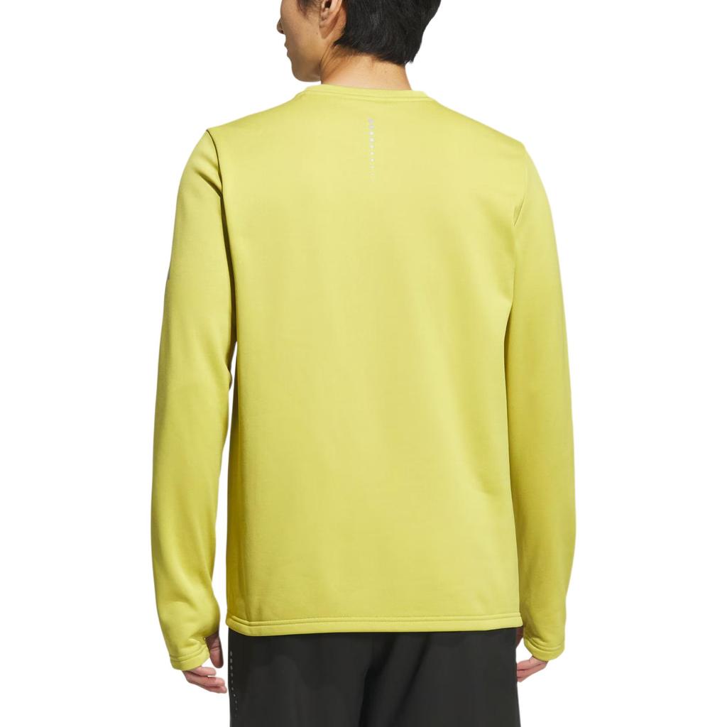 Adidas Running Breathable Warm Solid Color Long Sleeve T-Shirt Unisex Tops KS3539