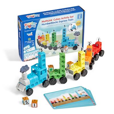 Numberblocks Δραστηριότητα με Κύβους MathLink Numberblocks Express Number Εκπαιδευτικό Αυθεντικό Σετ, Τρένο, Παιχνίδι, Παιχνίδι, 96094,
