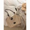 Handmade Southern-Style Cotton Rope & Straw Tote Bag - 2025 Summer Versatile Shoulder Bag for Women