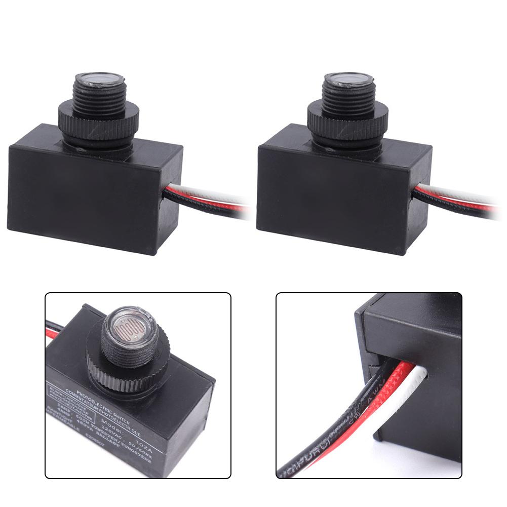 2pcs Light Control Switch Sensors Intelligent Light Controller 120VAC For Channel Lighting Easy Installation