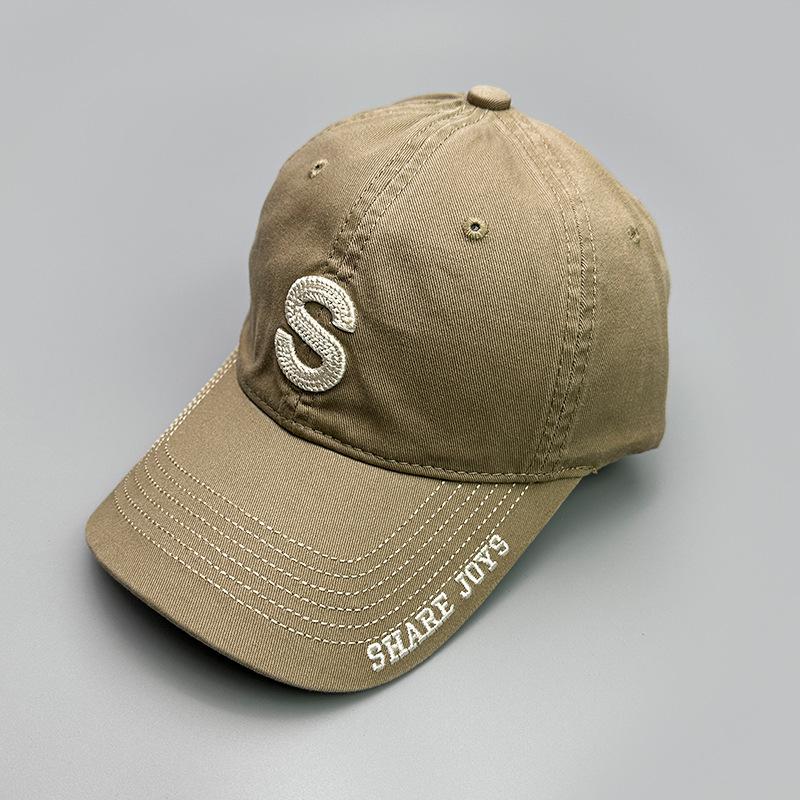Spring And Summer Leisure Travel Baseball Hat Embroidery S Letter Male And Female Sunshade Student Street Cap