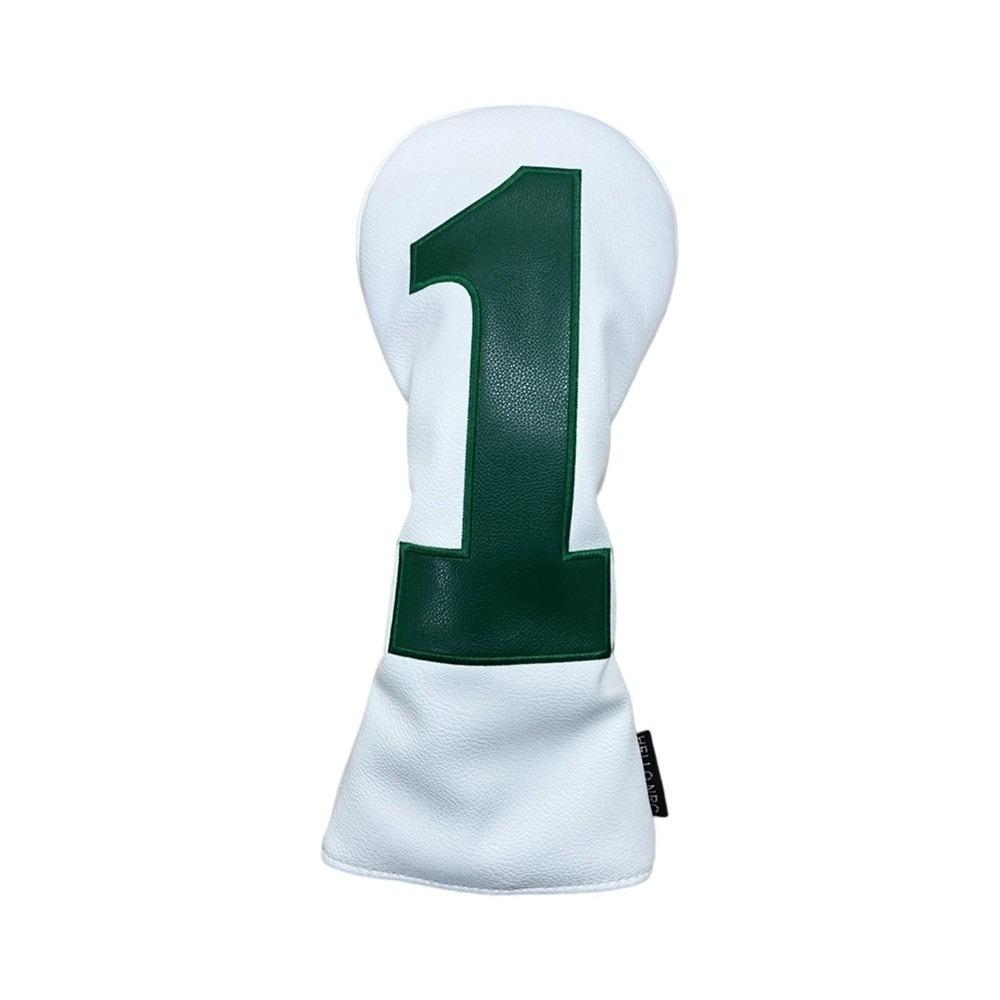 PU Leather Golf Club Cover 1 3 5 U Embroidered Portable Driver Fairway Multifunctional Golf Club Head