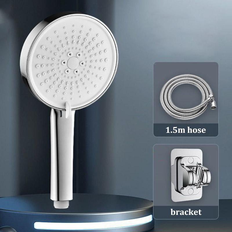Pressurized Large Panel Shower Head 5 Modes Large Water Flow Multifunctional Bathroom Shower Head Set