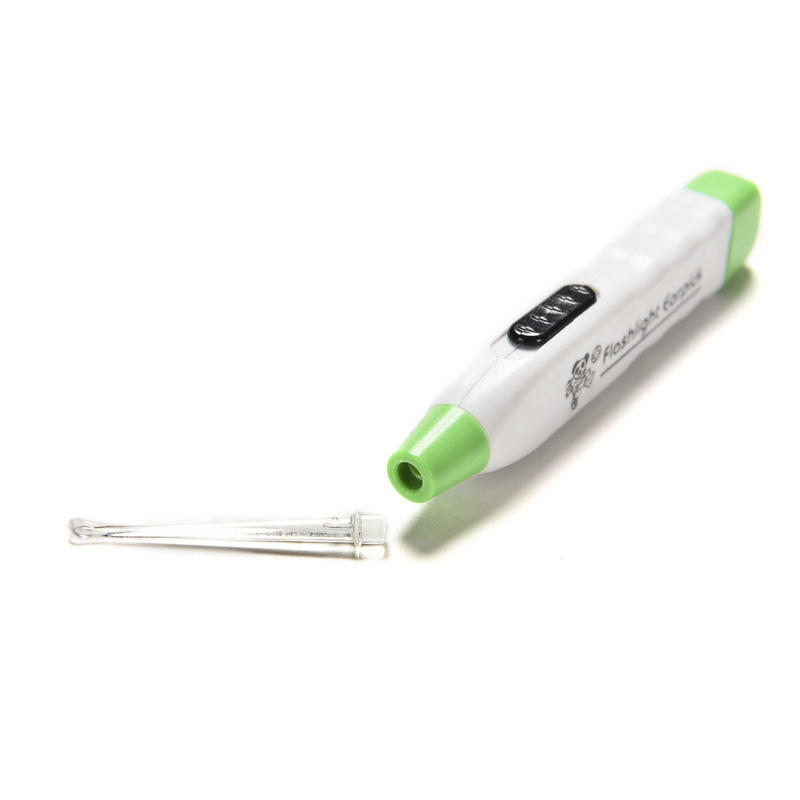 Earpick Led Flashlight Ear Wax Remover Cleaner Tool Curette New