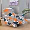Geometry Printed Flower Stretch Lazy Boy Sofa Cover Recliner Cover Chair Covers For Leather Living Room Recliner Chair Slipcover