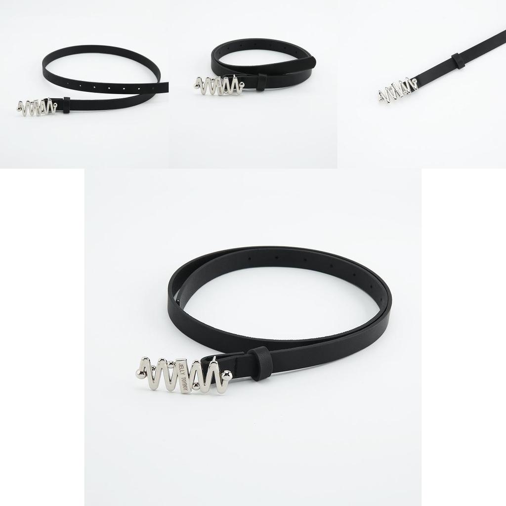 Trendy Womens Casual Faux Leather Belt With Unique Snap Closure For Daily Use