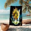 Proof Beach Towel with Borussia Dortmund Pattern - Soft,absorbent,quick-drying,machine Washable - Perfect for Swimming,camping,bathing