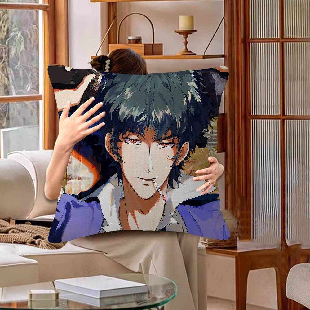 C-Cowboy B-Bebop Anime Cushion Cover Decorative Pillow Sofa Home Decor Case Pillow Cases
