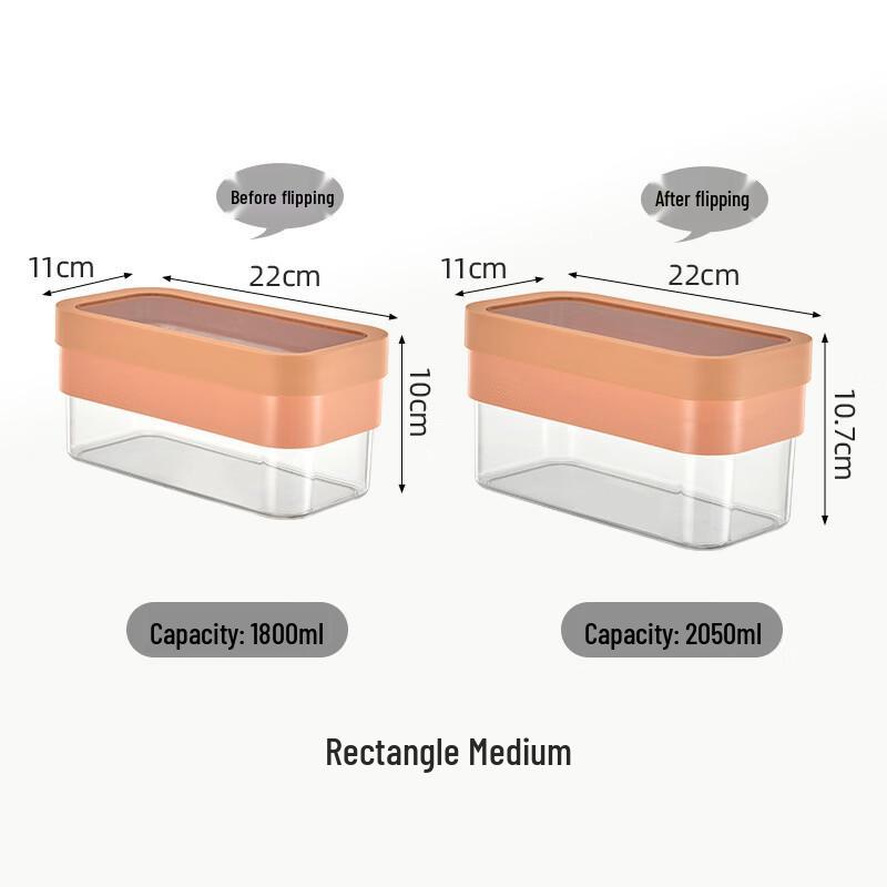 Ru Han Creative Telescopic Transparent Food Storage Jar