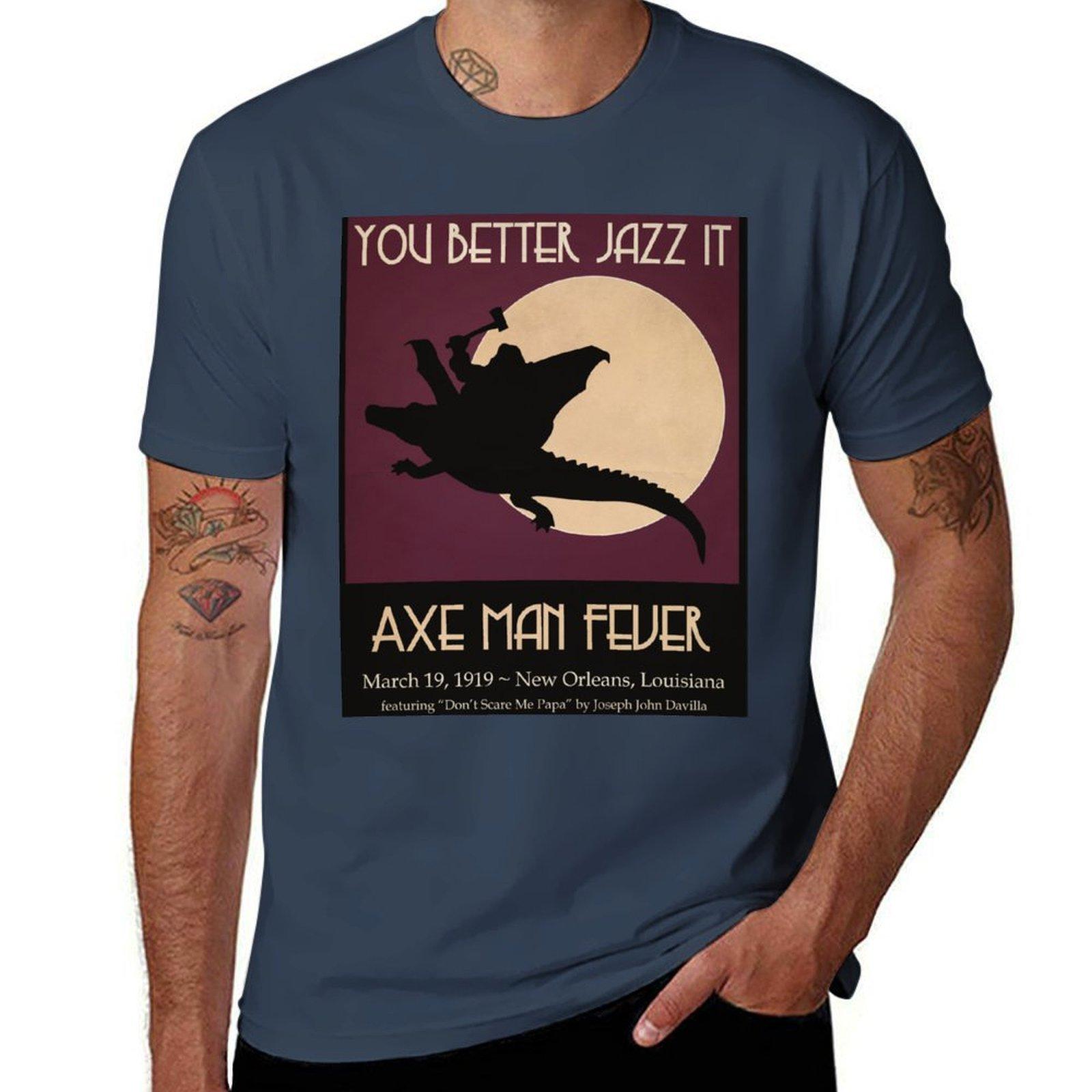 Axe Man Fever TShirt Holiday All Match TShirt S