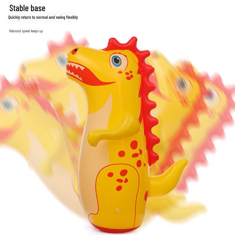 90cm Dinosaur Water-Filled Inflatable Tumbler Toy for Kids