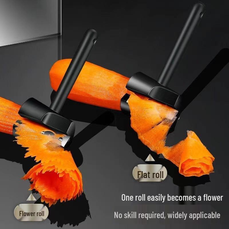 Multifunctional Spiral Slicer and Curling Iron for Fruits, Vegetables, and Hair