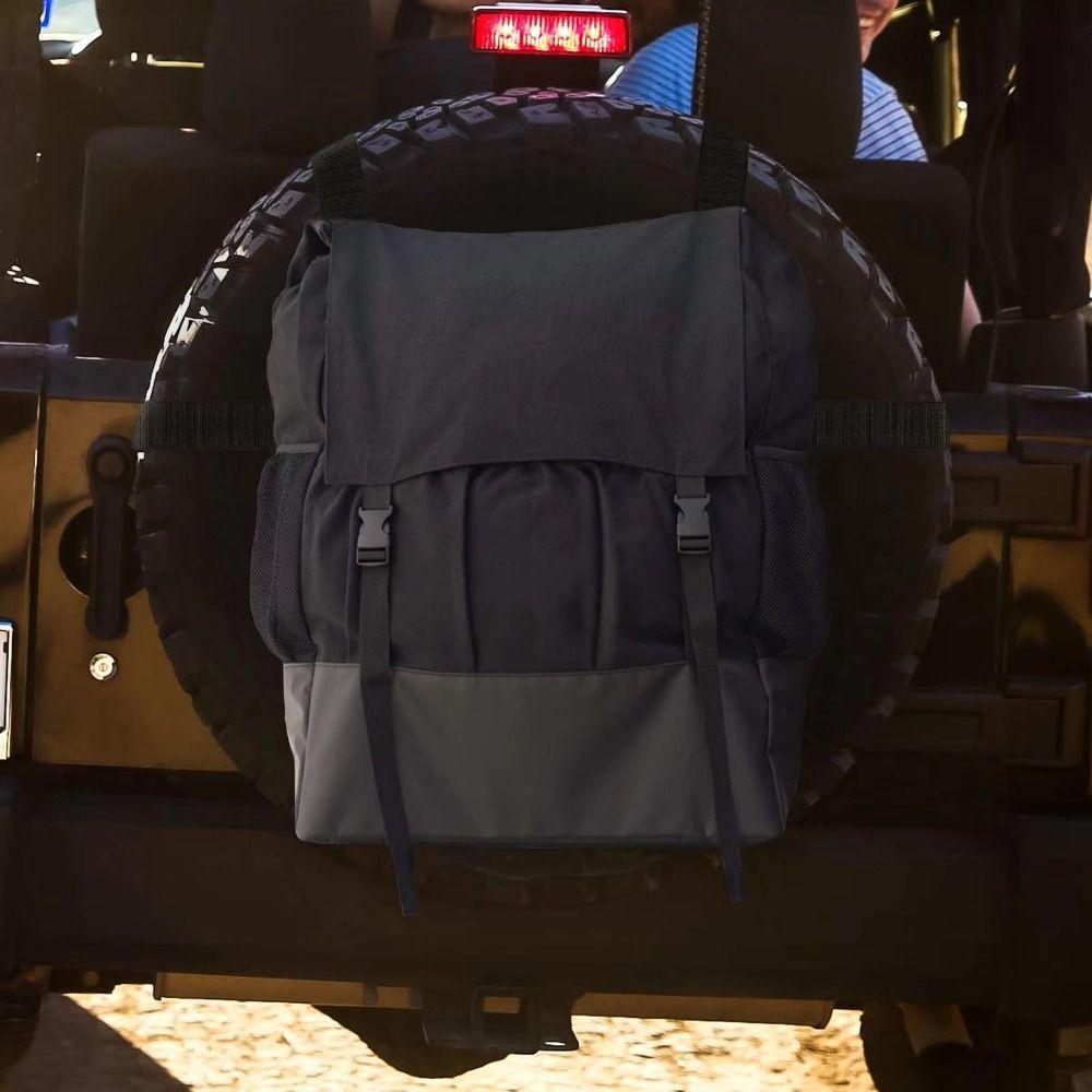 Hanging Bag Truck Organizers Heavy Duty Storage Trash Bag Black Spare Tire Bags  Off-road