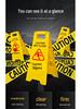 Warning A-Frame Sign: Slippery Floor, Wet Floor, Do Not Park, Under Repair