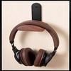 Headphone Hook Holder, Hanging Bracket, Headphone Stand, Hook, Wall Mount, Walnut Wood Headphone Holder For Headphones, Studio And Pc Gaming (walnut)