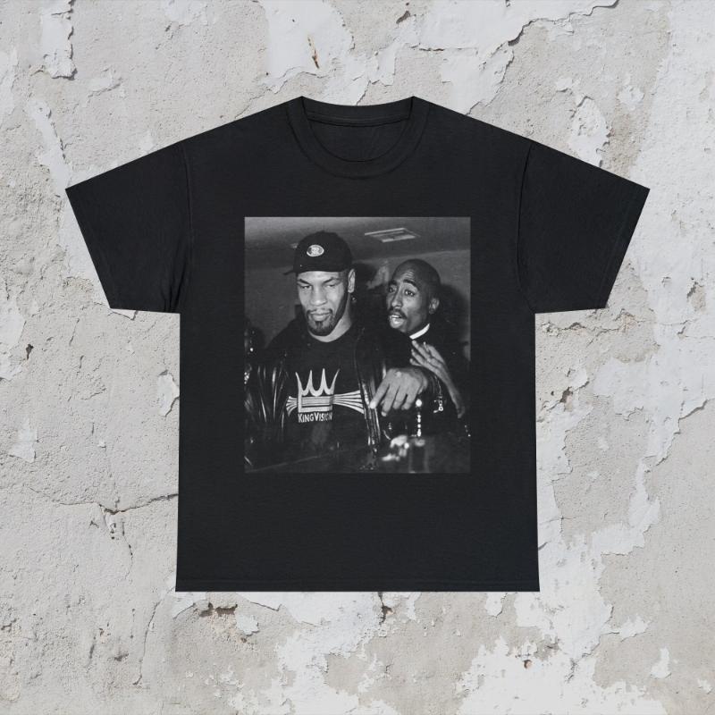 Camiseta de Algodón Estampada Mike Boxing Unisex Hombres Mujeres Casual Tyson Tops Verano Cuello Redondo Manga Corta Camiseta Gráfica Talla Grande S-4XL