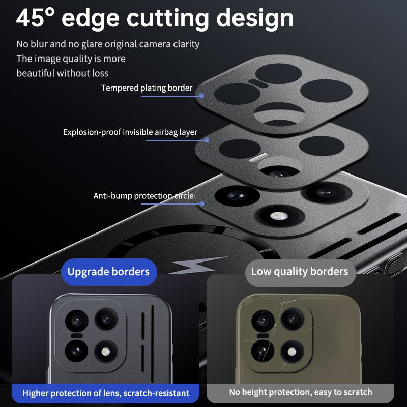 Atmungsaktive Kühlende Handyhülle für Oneplus 15 13T ACE5 1+15 ACE 5 3 Pro 12R 13S Netz-Wärmeableitung Magnetisch für Magsafe Abdeckung