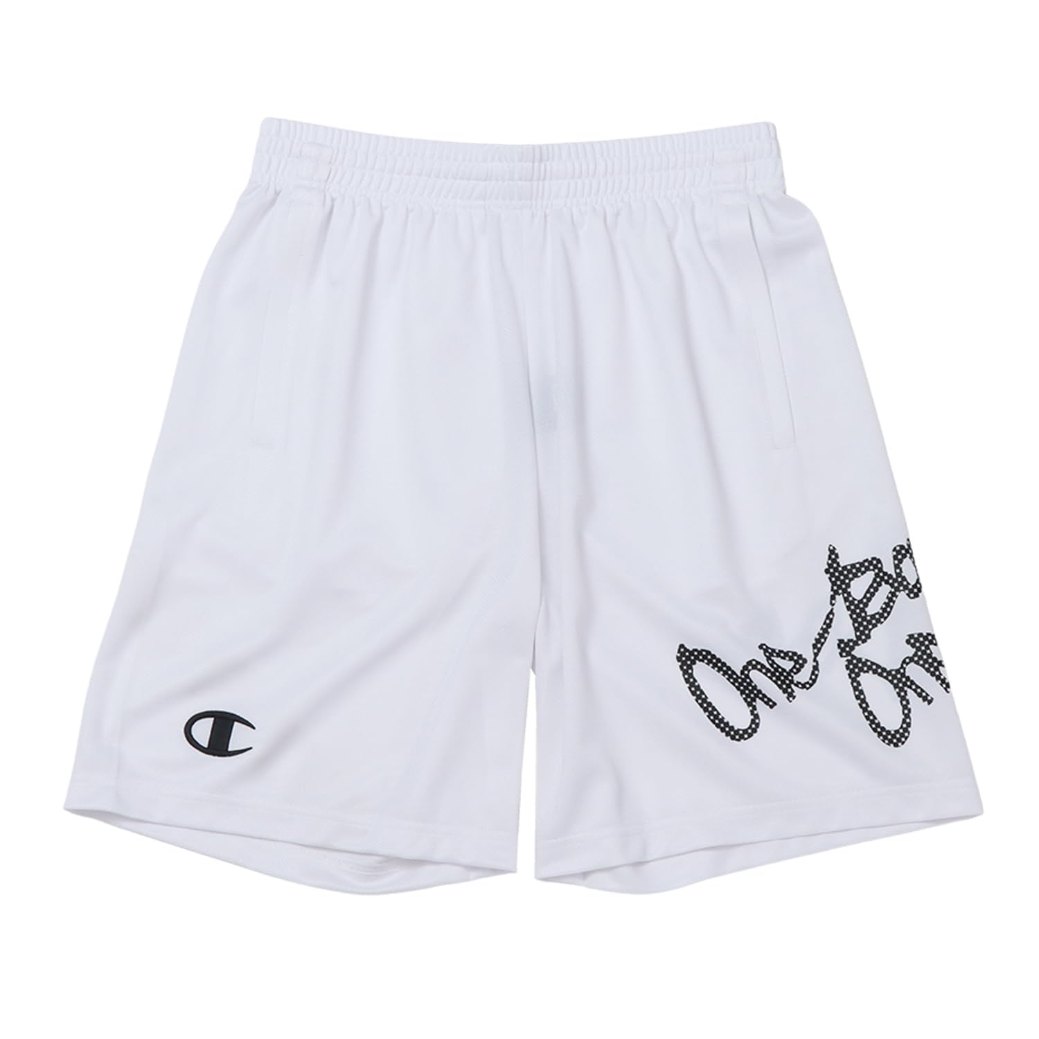 

Мужские быстросохнущие шорты Champion с графическим принтом для баскетбола E-MOTION C3-ZB520, белые белый