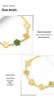 Hetian Jade Peach Heart Bracelet: S925 Silver Inlaid, Multi-Treasure Design - Elegant Women's Fashion Gift
