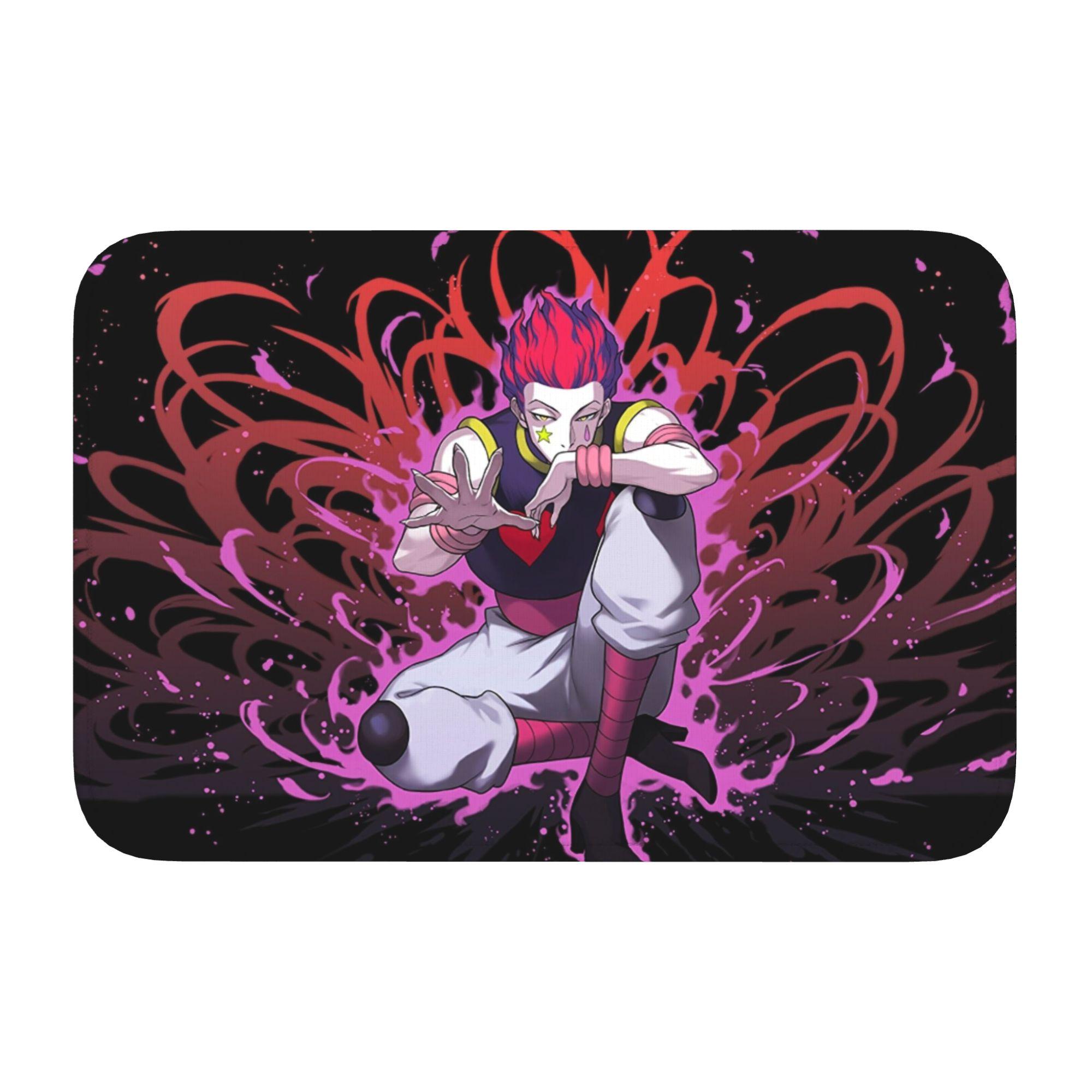 

HXH Anime Doormat Anti-Slip Bath Kitchen Welcome Mat Toilet Door Floor Entrance Carpet Rug Footpad 60cm x 90cm