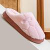 Thickened Plush Cotton Shoes, Anti-slip, Silent Indoor Warm Slippers