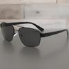 Simple Black Fashion Large-frame Sunglasses for Men and Women