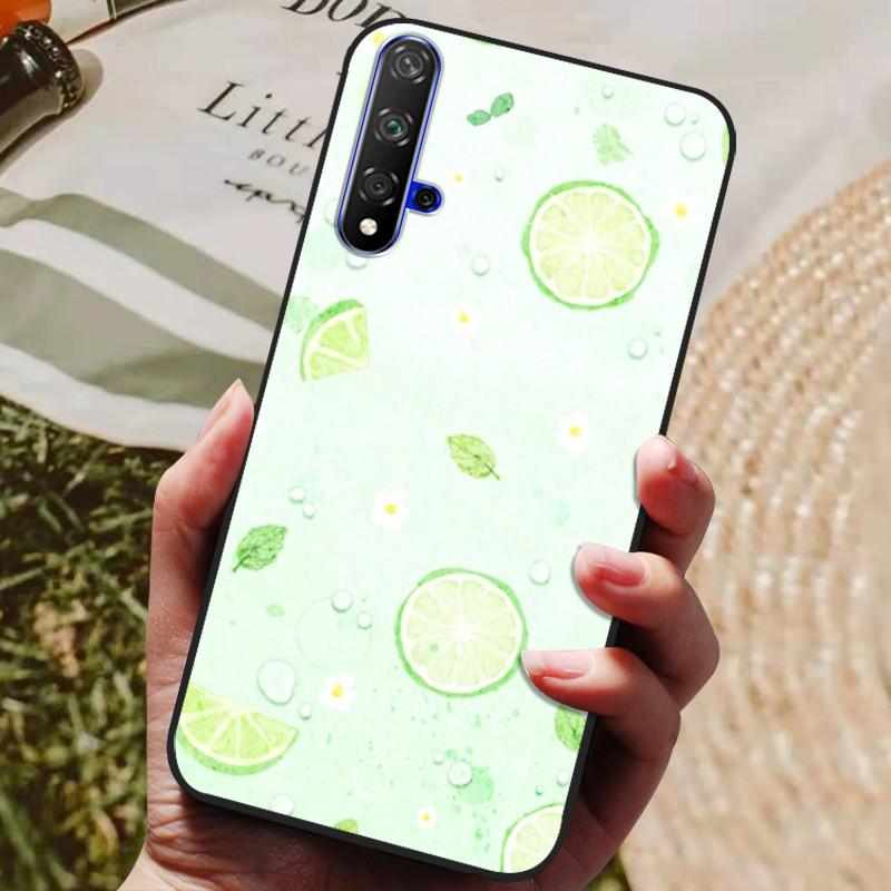Für Huawei Nova 5T Hülle Wolf Cartoon Silikon Weiche TPU Rückseite Für Huawei Nova 5T Handyhüllen Nova5T YAL-L21 Fundas Coque