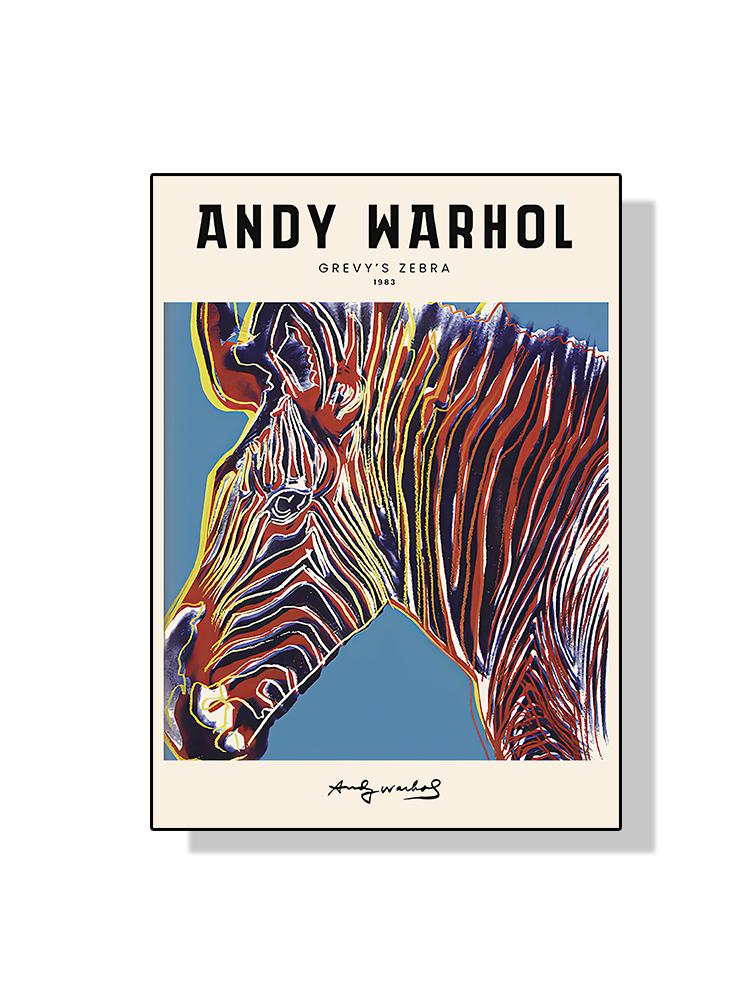 Abstract Flower Cow Tomato Soup Poster Canvas Painting Andy Warhol Print Decorative Picture Living Room Home Decoration Gift