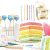 Kit Rainbow Cake + Golden Sequins