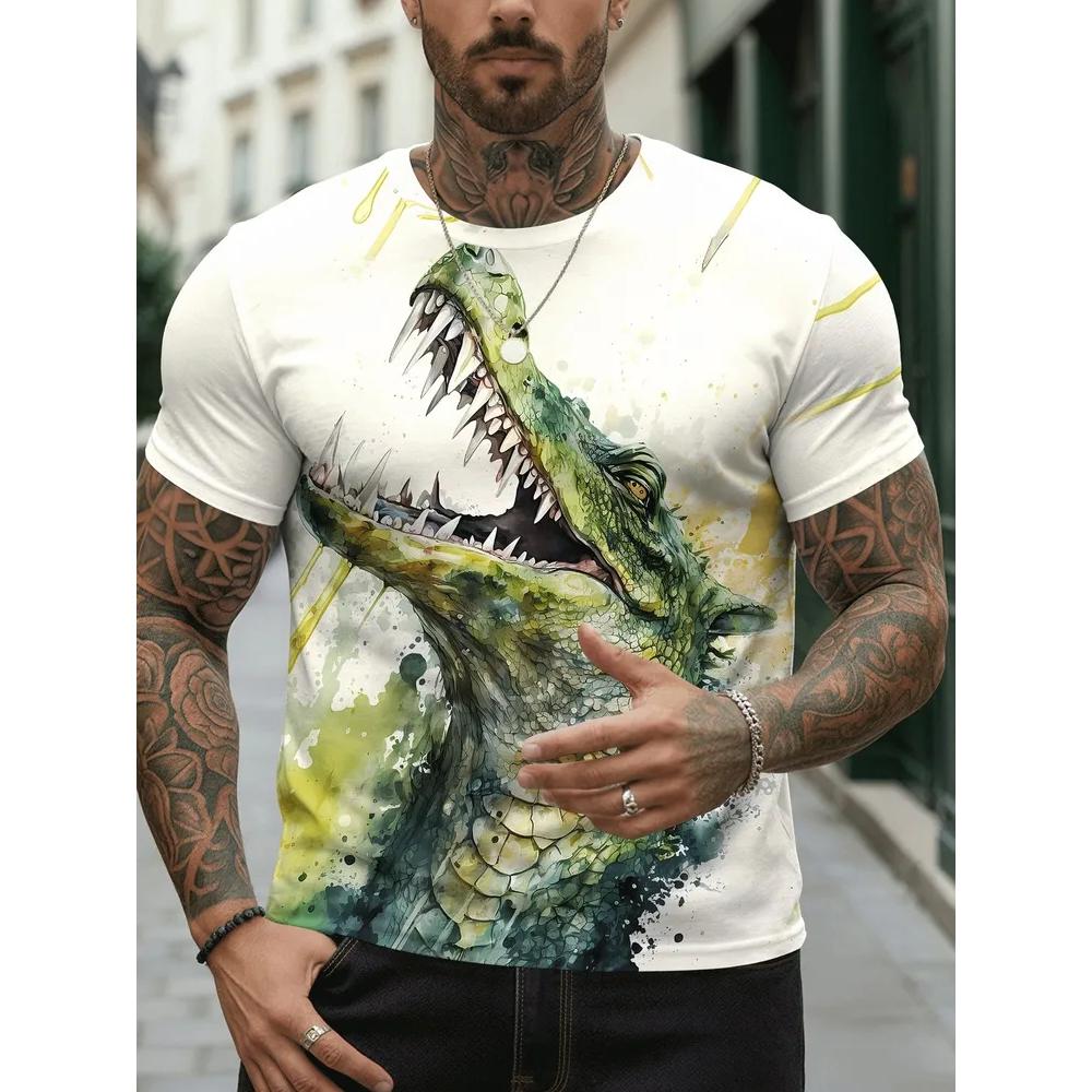 Comfortable Simple Men's Versatile Short-sleeved Top Casual Loose T-Shirts Men’s