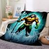 1pc Trident, Aquaman Blanket Polyester Fiber, All Season Comfort for Sofa, Bed, Office, Car, Camping Ideal Home Decor & Gift, Office Comfort