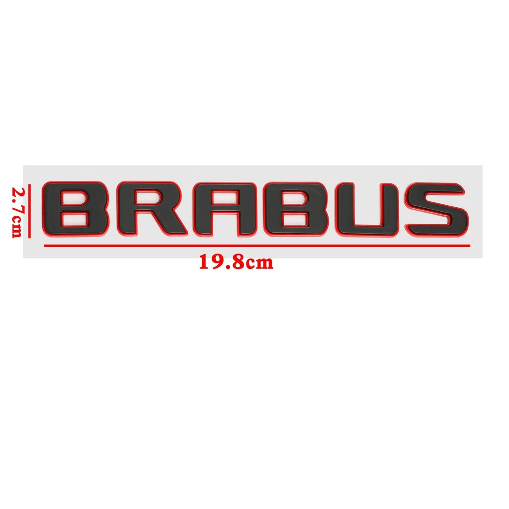 Front Hood Rear Trunk Emblem Badge Sticker For Brabus W212 W204 G700 W463 W464 W221 W213 W206 GLC GLE W176 W177 GLS G800 Smart