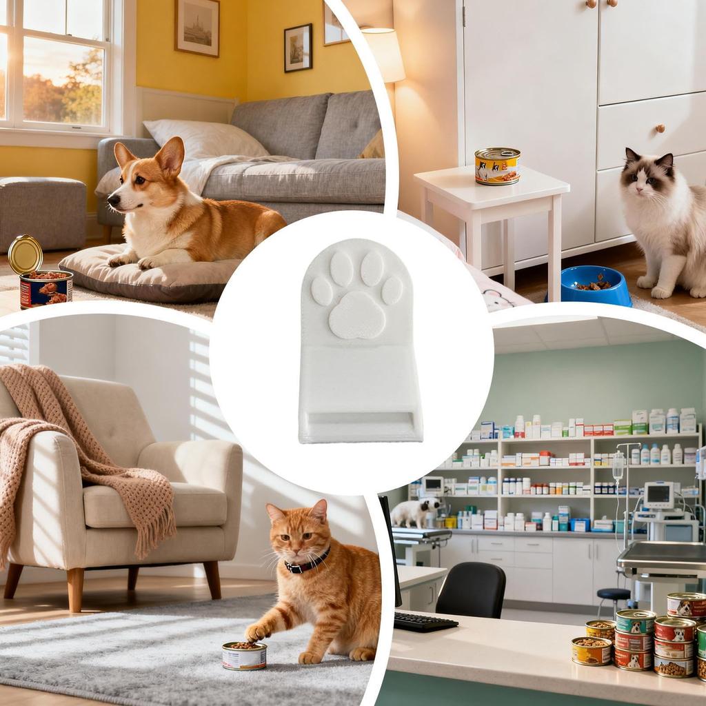 1-3pc Food Can Opener Pet Cat Food Bottle Opener Non-Slip Reusable Easy Can Beer Opener For Women Nail Enthusiasts Portable Tool