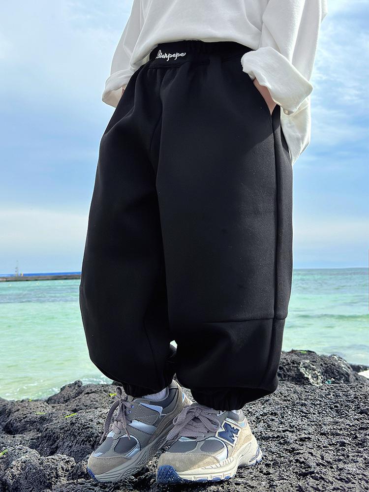 Pantaloni della tuta grigi da ragazzo Fairy Tale - Stile primavera/autunno 2025 per bambini