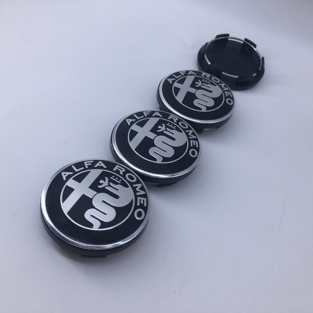 For 50MM For Alfa Romeo Giulietta GT 166147 156 Car Wheel Hub Logo Modification Wheel Hub Cover Decoration Mito Brera Giulia F1 Wer123