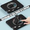 For iPad Mini (2024)/(2021) Case Kickstand PC + Silicone + TPU Tablet Cover