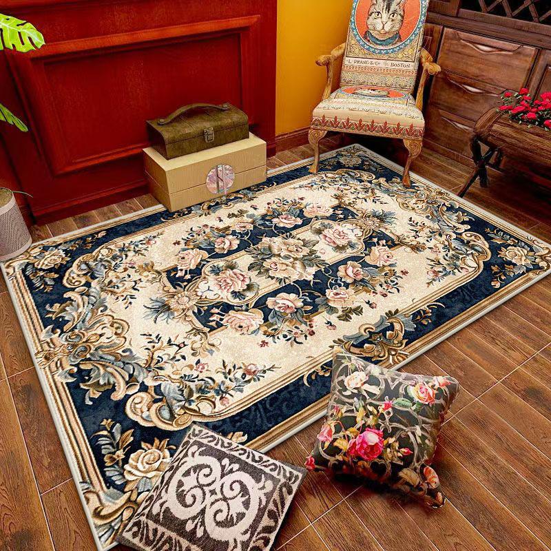 

Ковры в европейском стиле люкс для гостиной, домашнее украшение, роскошный ковер для спальни, моющийся коврик для пола, ковер для лаунжа, настраиваемый 60x90cm