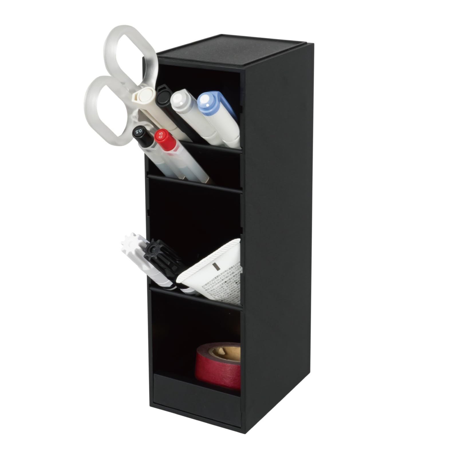 

Carl Office Supplies Подставка для ручек, органайзер для инструментов, настраиваемые тонкие разделители, черный TS-011-K чёрный