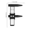 Wheel Rim Bolt Pattern Sliding PCD Measuring Tool Gauge Ruler PCD Measurement Lugs Ruler Pitch O8G9