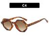 Polygon Retro Cat Eye Sunglasses Women Men High End Trend Sun Glasses Seaside Party Driving Glasses