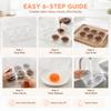 PP Jelly Mold 6 Grids Mousse Mold Candy Coating Soap Mold  Mung Bean
